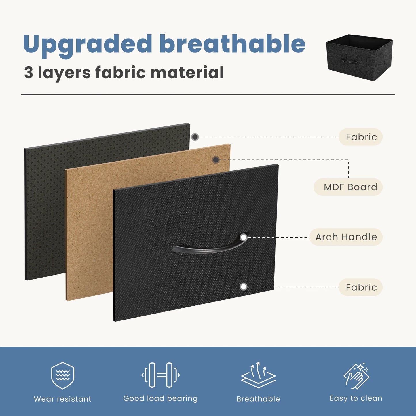 Desser For Bedroom With 7 Drawers Organized Storage