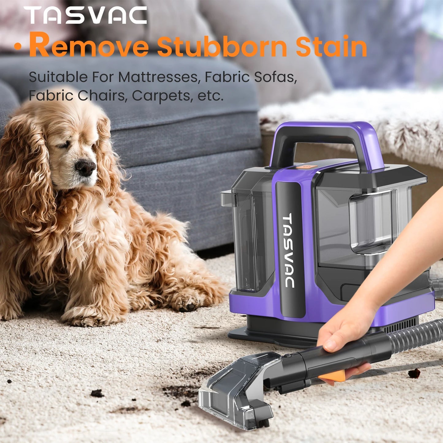 TASVAC C7 Portable Carpet & Upholstery Cleaning machine