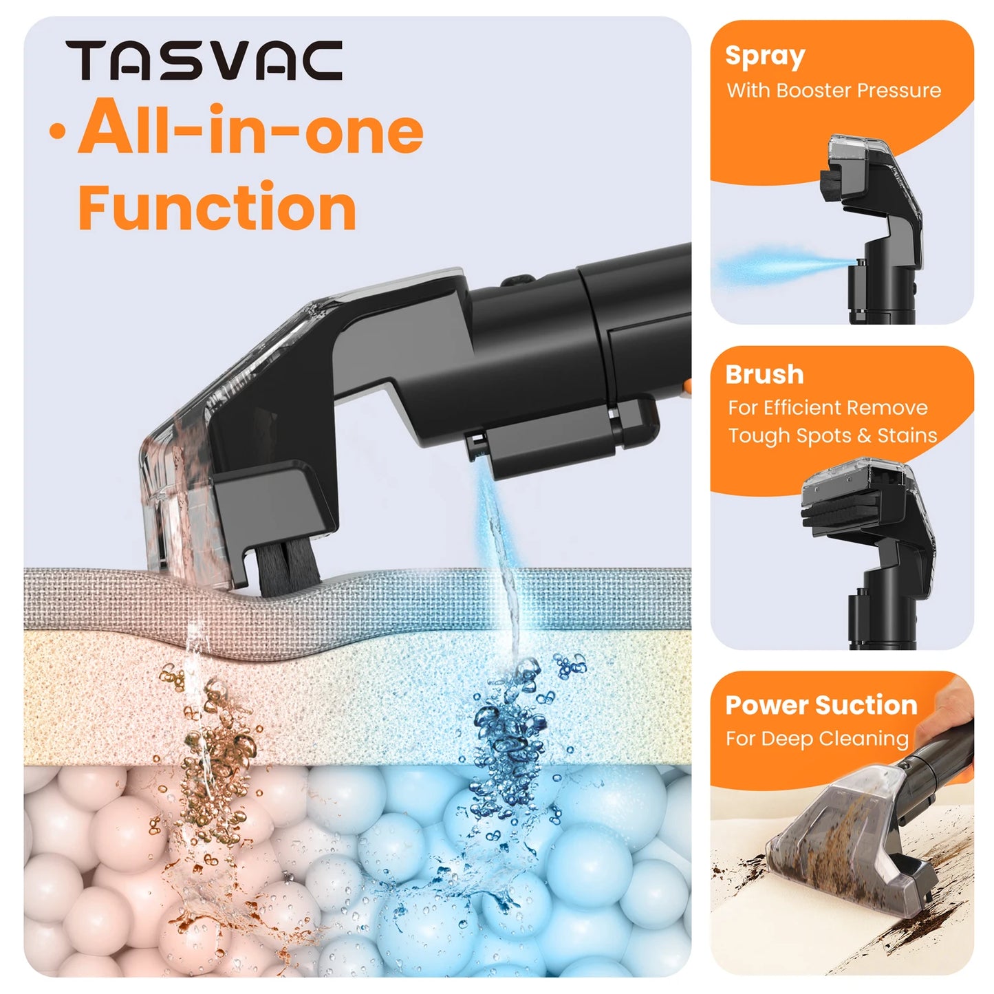 TASVAC C7 Portable Carpet & Upholstery Cleaning machine