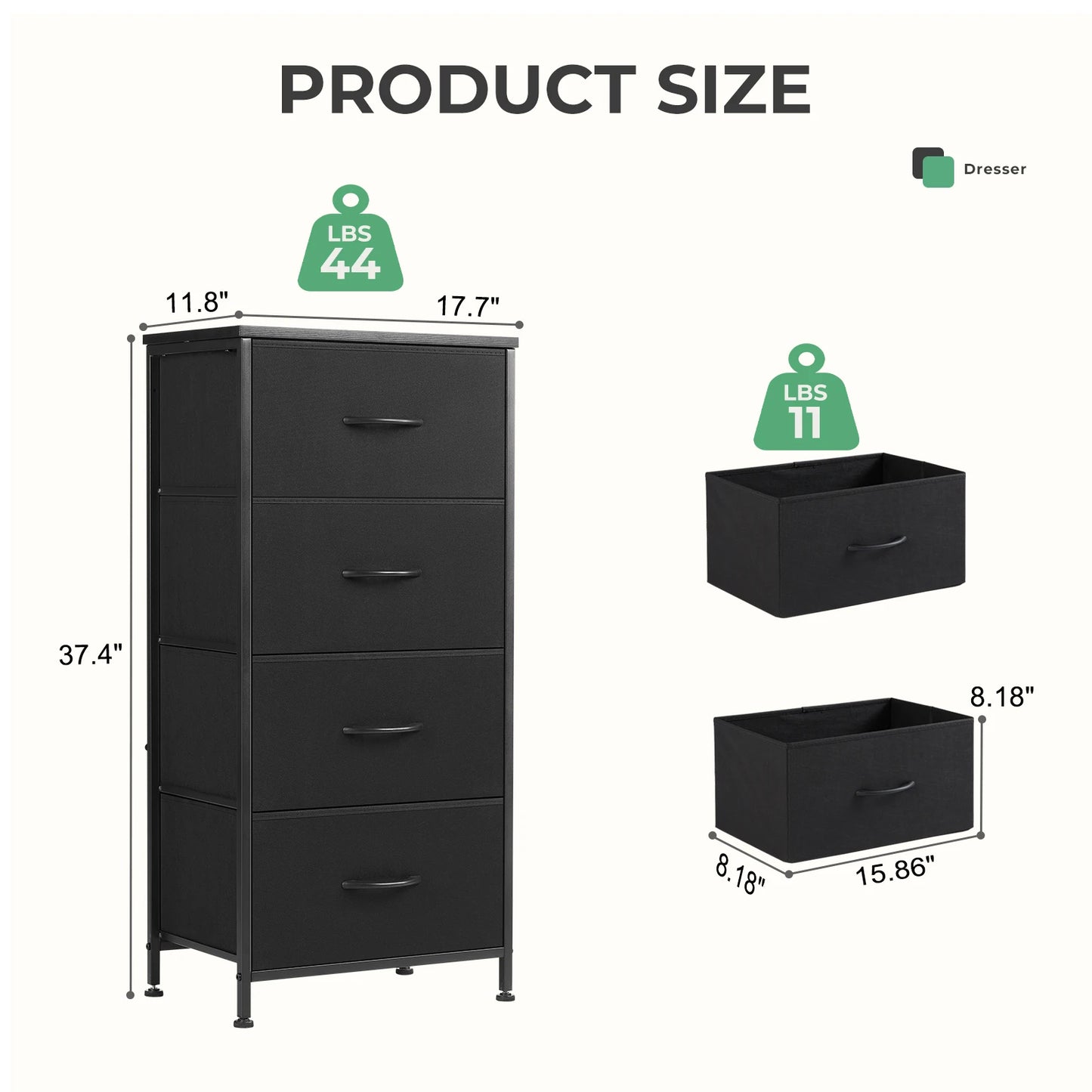 4 Drawer Living Room Cabinets