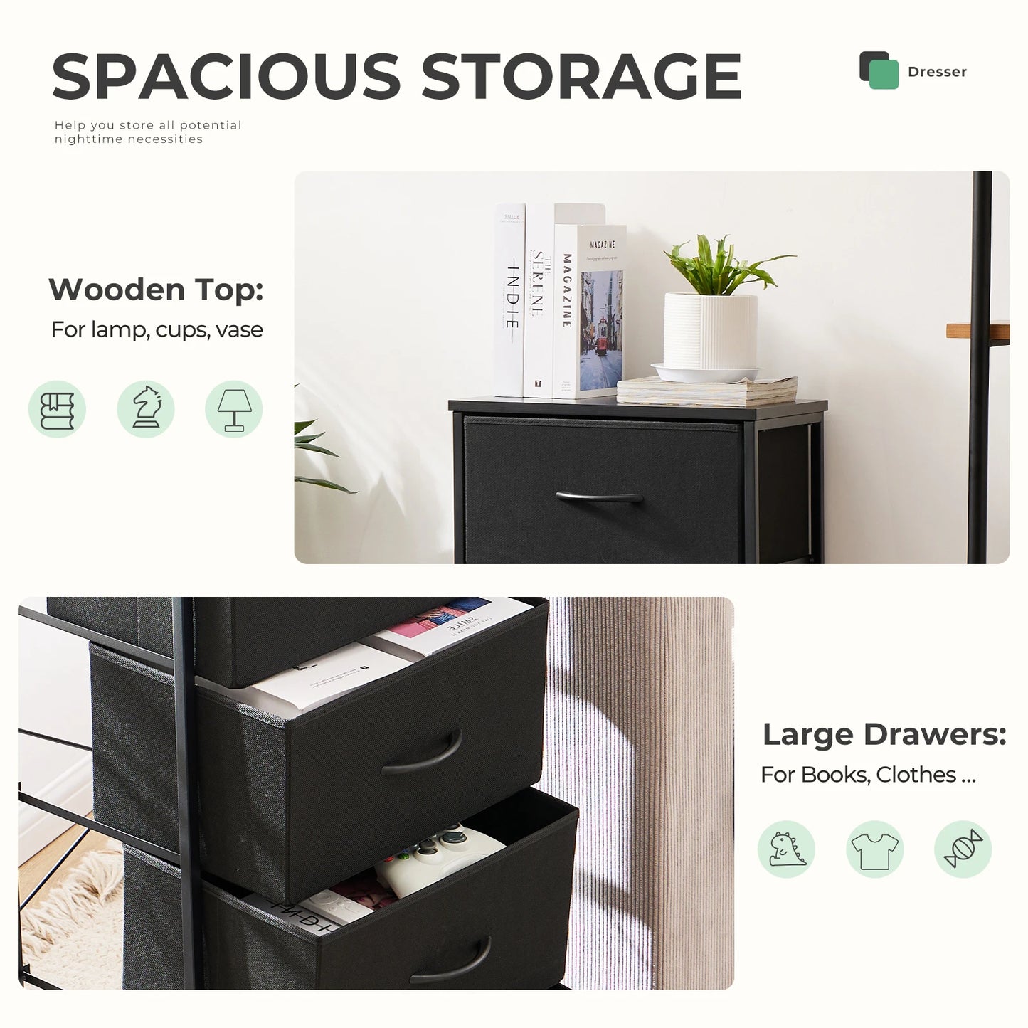 4 Drawer Living Room Cabinets