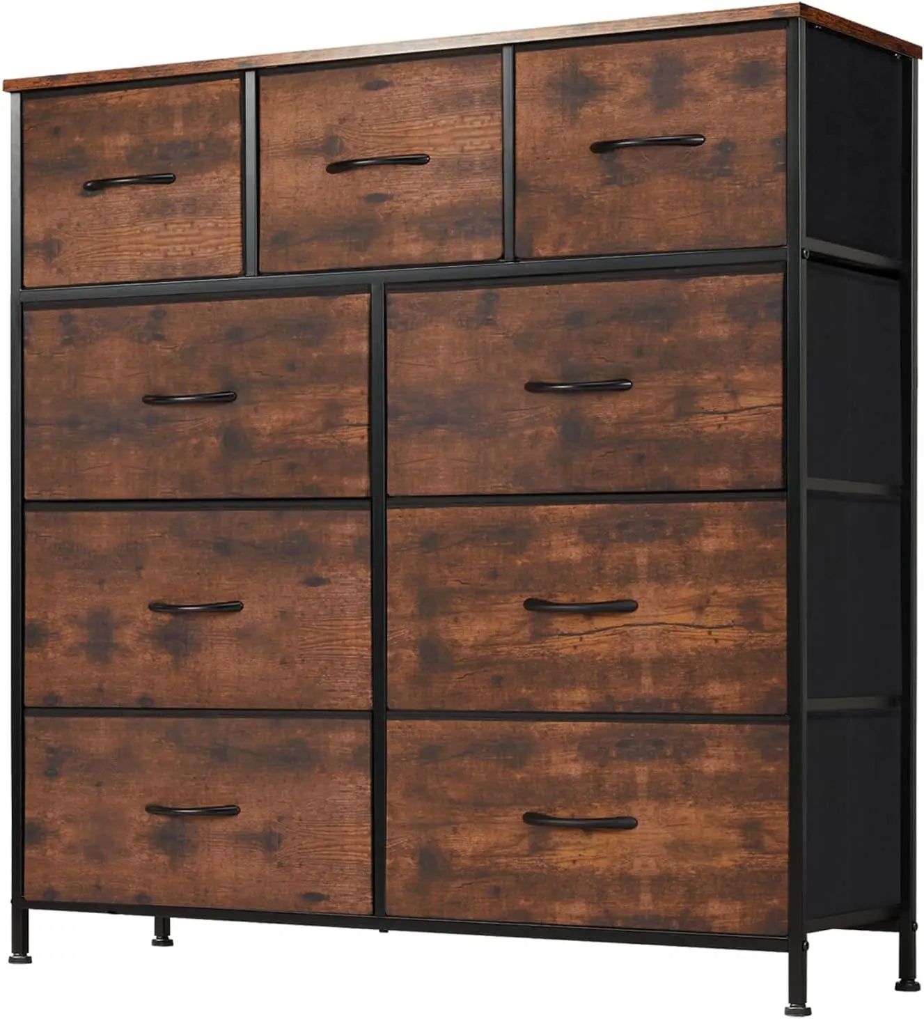 Dresser for Bedroom with 9 Drawers Closet Organizer.