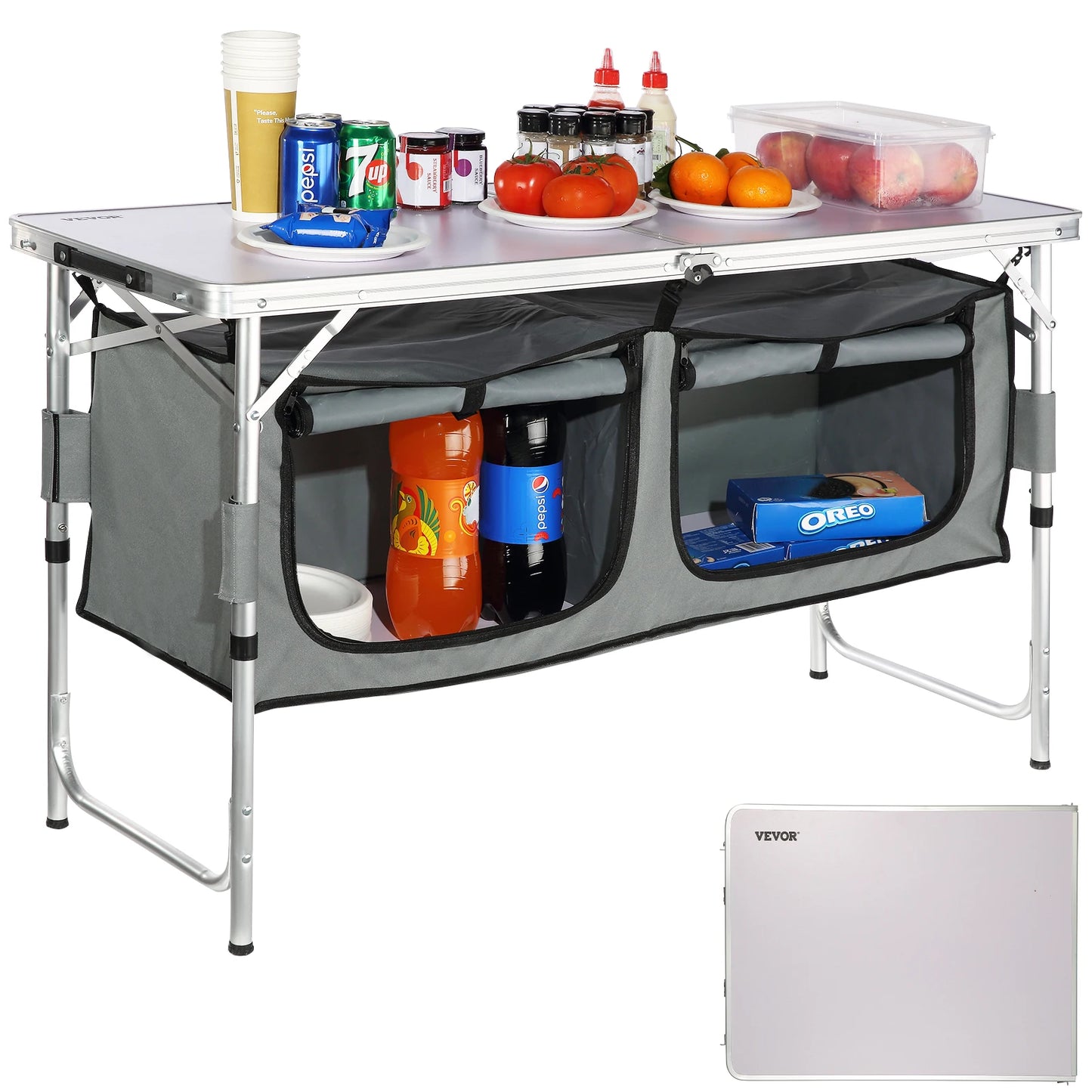 Quick set-up Folding Camping Table.