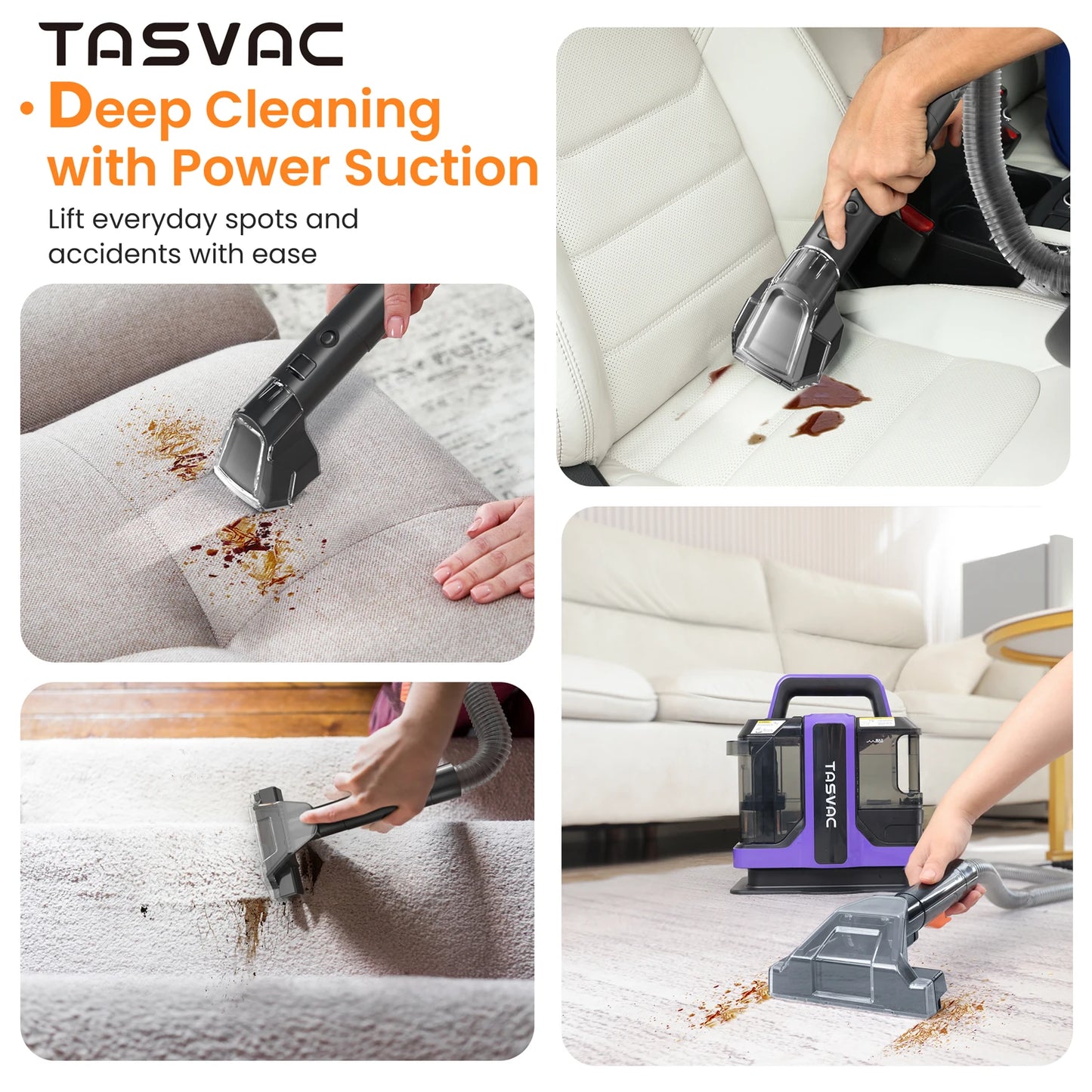 TASVAC C7 Portable Carpet & Upholstery Cleaning machine