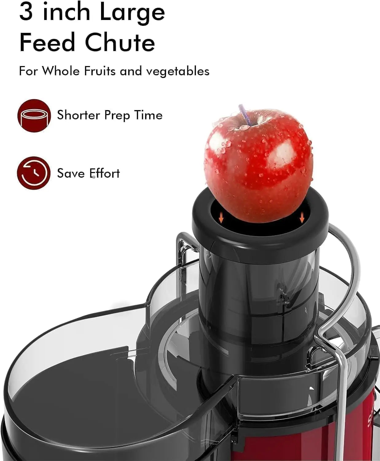 SiFENE 3"Centrifugal Juicer Extractor for Fruits & Vegetables