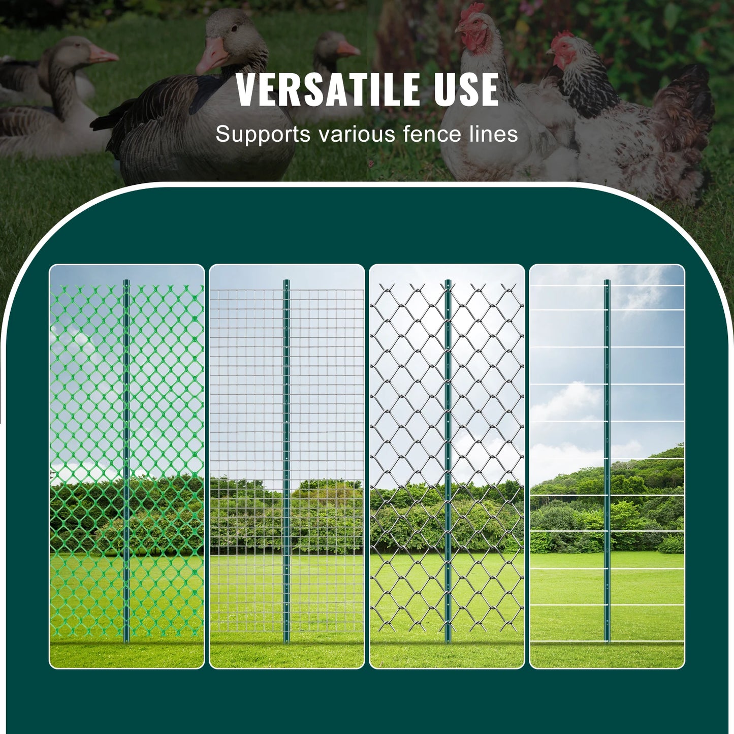 T- Type Heavy Duty Metal Fence Posts