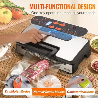 VEVOR 130W Vacuum Sealer Food Packaging Machine