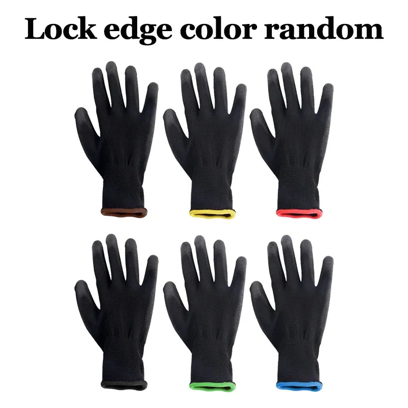 Black PU Coated Work