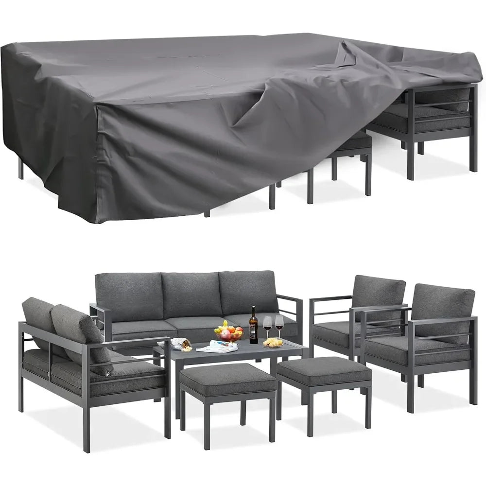 seven pieces Modern Outdoor Patio Furniture