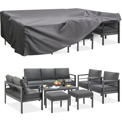seven pieces Modern Outdoor Patio Furniture