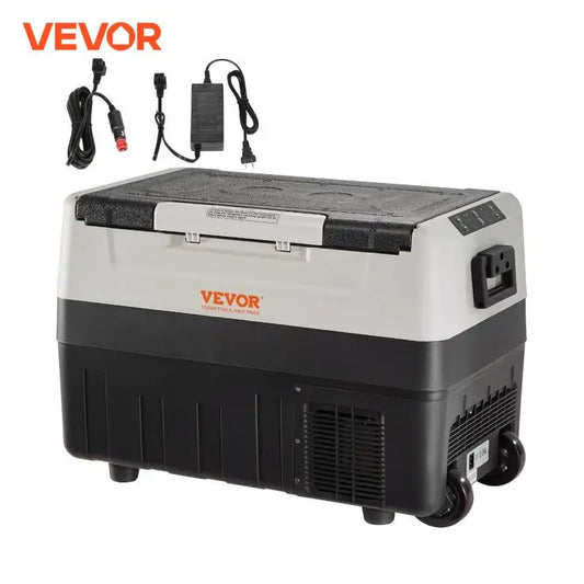 Portable Car Refrigerator with Wheel Compressor Freezer