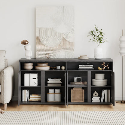 Buffets Cabinet 63" L 4 door storage