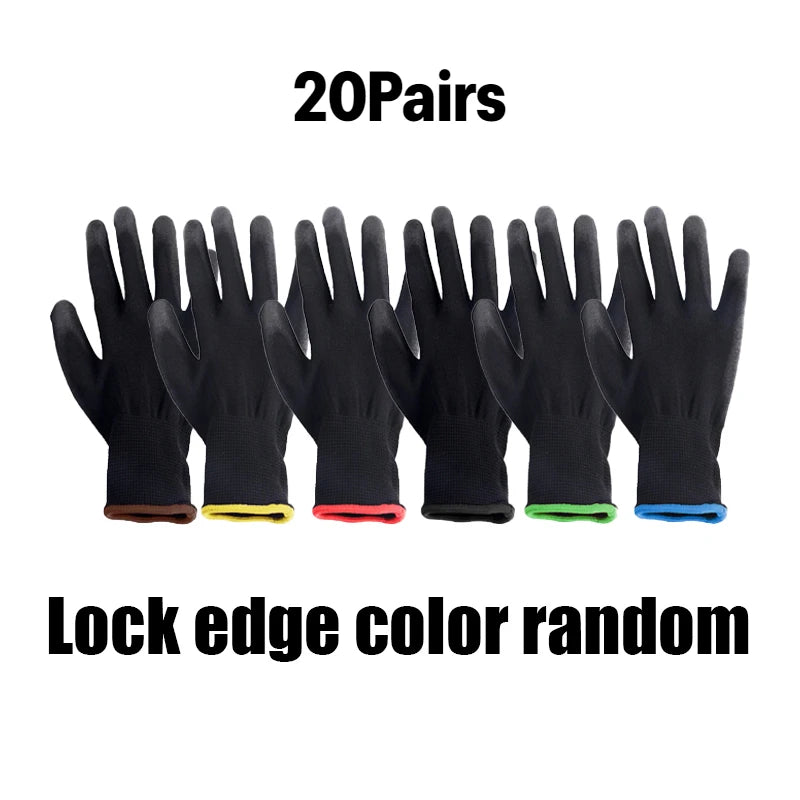 Black PU Coated Work