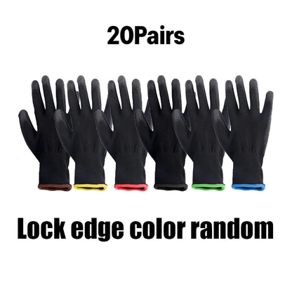 Black PU Coated Work
