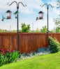 2 Pack Outdoor String Light Poles Multi-purpose hangers