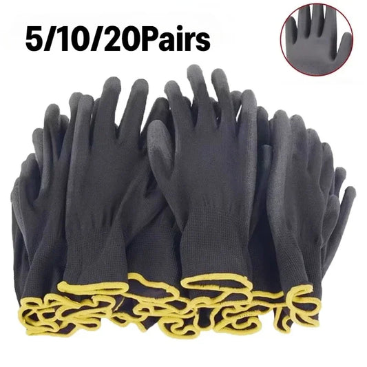 Black PU Coated Work