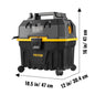 VEVOR Portable Wet and Dry Vacuum Cleaner 15L For Car & Home Appliance 1200W Power Strong Suction Vacuum Cleaner & Air Blower