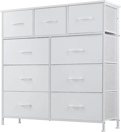 Dresser for Bedroom with 9 Drawers Closet Organizer.