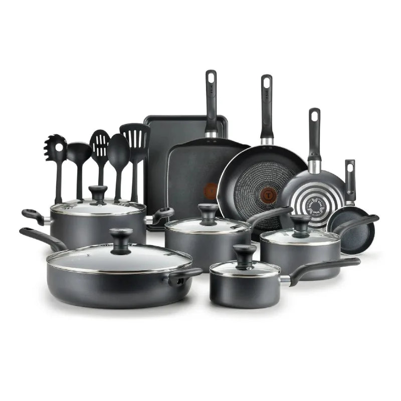 Easy Care, 20 Piece Non-Stick Pots and Pans