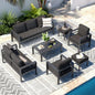 seven pieces Modern Outdoor Patio Furniture