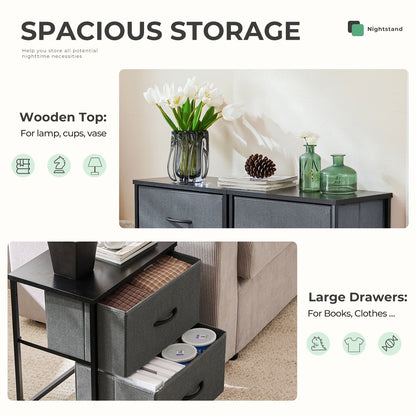 Two drawer cabinet For Living Room