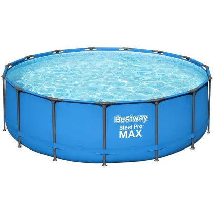 Round Metal Frame above Ground Outdoor Swimming Pool Set