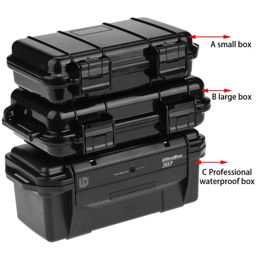 Waterproof Case 3 Types Outdoor Shockproof and Pressure proof Waterproof Sealed Box Survival Storage Case Outdoor Storage Case