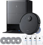 Robot Vacuum ZeroTangle Technology Hot Water Mop Washing, Self-Emptying