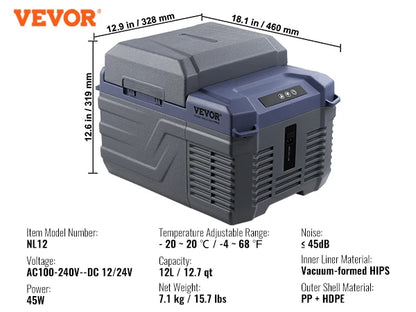 Portable Car Refrigerator Fridge