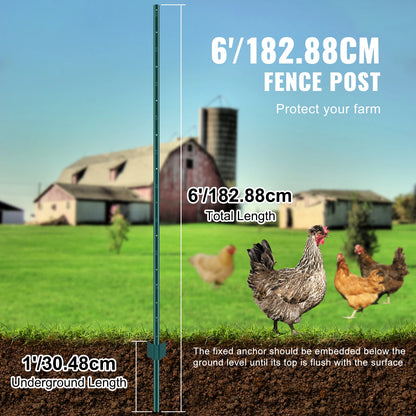 T- Type Heavy Duty Metal Fence Posts