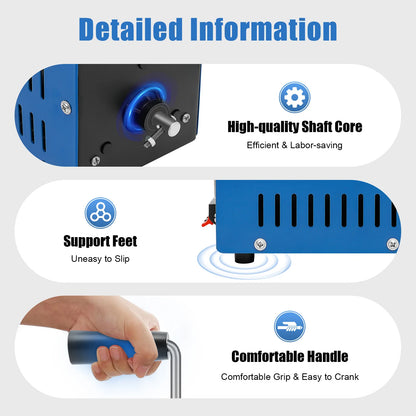 Manual Hand Crank Emergency Generator.