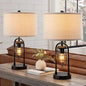 Set of 2 Farmhouse Table Lamps